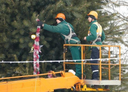 «Вот и сказочке конец…»: на главной площади Борисоглебска разобрали новогоднюю ёлку