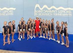 Борисоглебские спортсменки выступили во Дворце гимнастики в Москве 