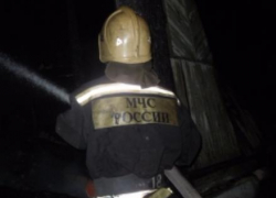  Ночью в Борисоглебске загорелся жилой дом