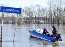 В Грибановском районе открыли лодочную переправу через реку Ворона