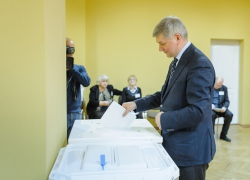Александр Гусев принял участие в голосовании на выборах Президента Российской Федерации
