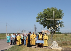 В селе Танцырей  Борисоглебского района установили Поклонный крест