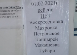 Шесть сел остались без автобусного сообщения под Борисоглебском