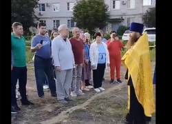 В Северном микрорайоне г.Борисоглебска освятили место будущего строительства храма