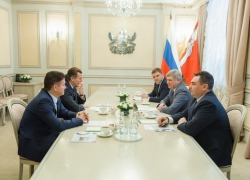 Александр Гусев встретился с Андреем Пищугиным и Витаутасом Поцюсом 