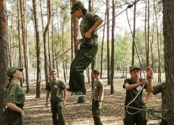 Под Борисоглебском завершил свою работу оборонно-спортивный лагерь