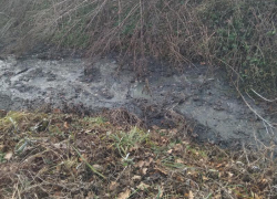 В поселке Водострой  хлещут канализационные стоки 