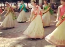 Пляски кришнаитов у Воронежского облправительства попали на видео