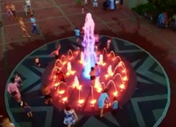 Фонтан на Театральной площади Борисоглебска стал объектом видеоролика Станислава Гладыша