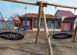 В районе Макуревка г.Борисоглебска обновили детскую площадку