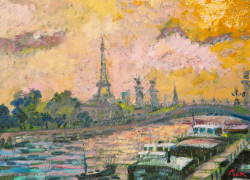 Островок Франции в Борисоглебске: художник  с мировой известностью привез в наш город свои картины