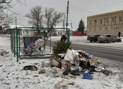 Вот и сказочке конец…Борисоглебцы начали выбрасывать елки