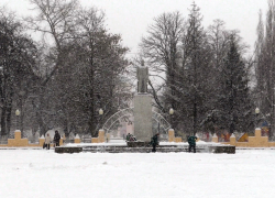 Фото дня: весенний снегопад в Борисоглебске 