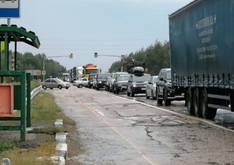 На трассе «Каспий»  под Борисоглебском – огромные пробки