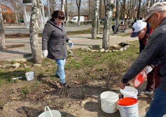Борисоглебцам напомнили график вывоза мусора в месячник благоустройства