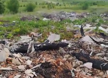 Несанкционированная свалка угрожает экологической безопасности реки Ворона в Грибановском районе 