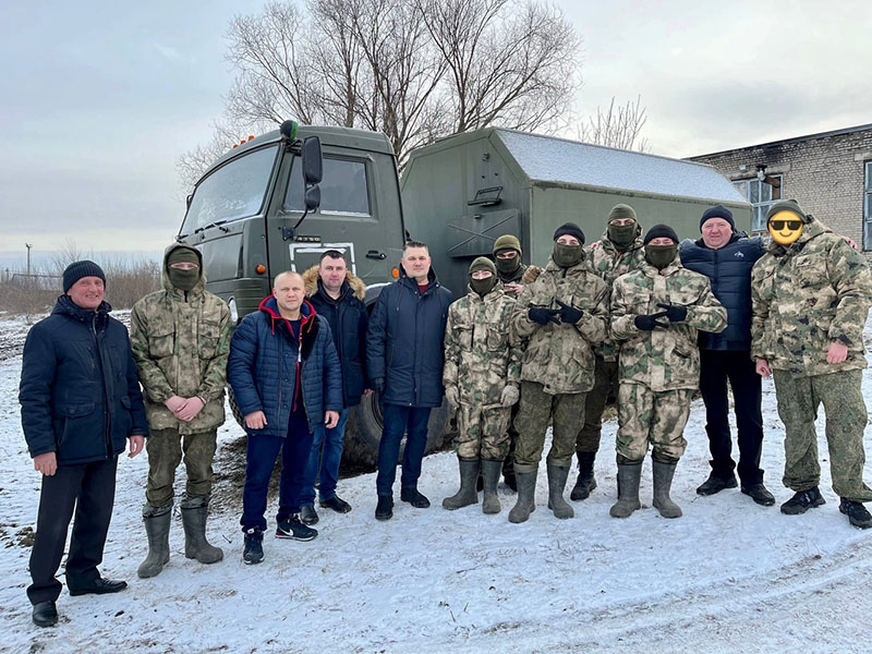 Глава Терновского района отвез  зимний  гуманитарный  груз в зону СВО