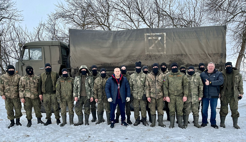 Глава Терновского района отвёз очередную партию груза бойцам СВО