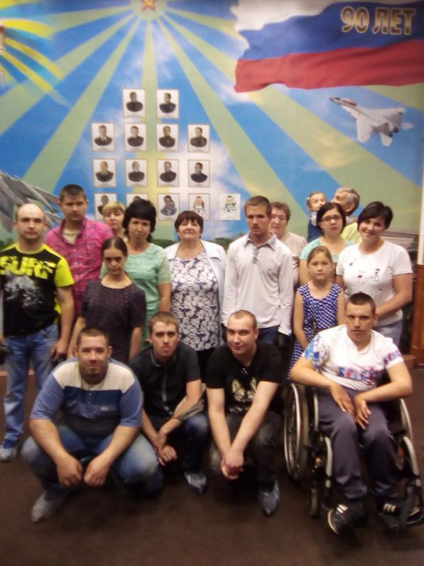 Командование Борисоглебской авиационной базы пошло навстречу обществу молодых инвалидов