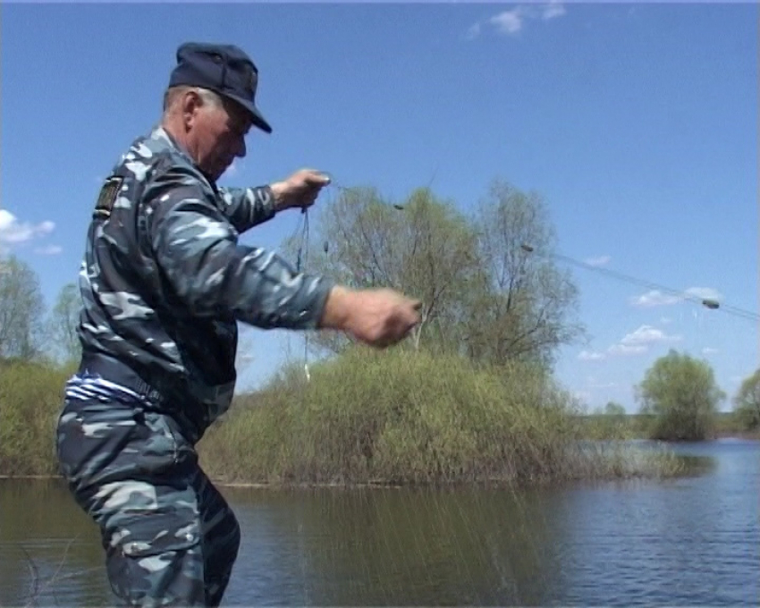По 25  браконьерских сетей за рейд снимают сотрудники рыбоохраны на водоемах Борисоглебского округа и соседних районов
