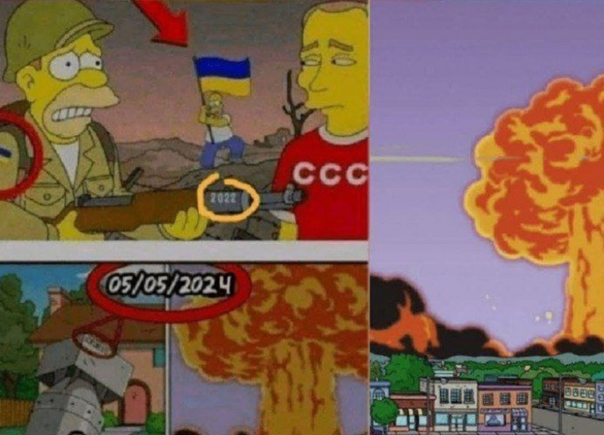 «Симпсоны» предсказали начало ядерного конфликта в ближайшее воскресенье