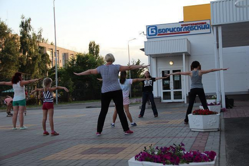 В Борисоглебске открылась бесплатная секция уличного фитнеса