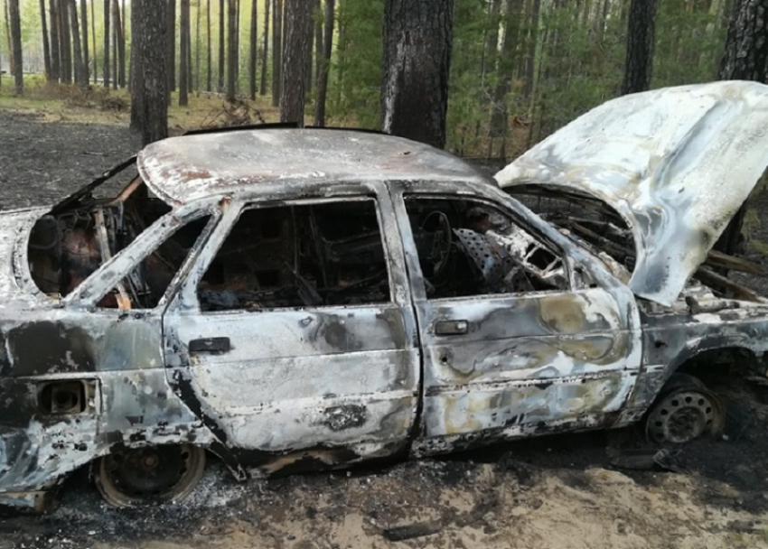 Двое борисоглебцев угнали и сожгли машину поворинца