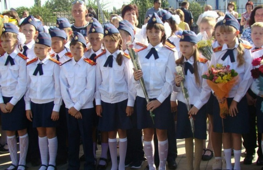 Первый кадетский класс открылся в Новохоперской школе №91