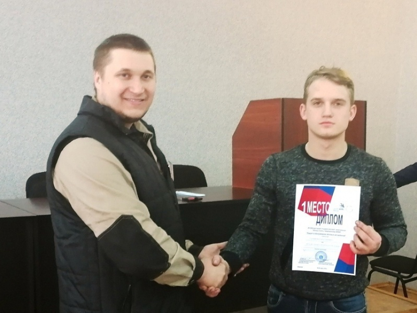 Студент Борисоглебского дорожного техникума стал победителем областного профессионального Чемпионата