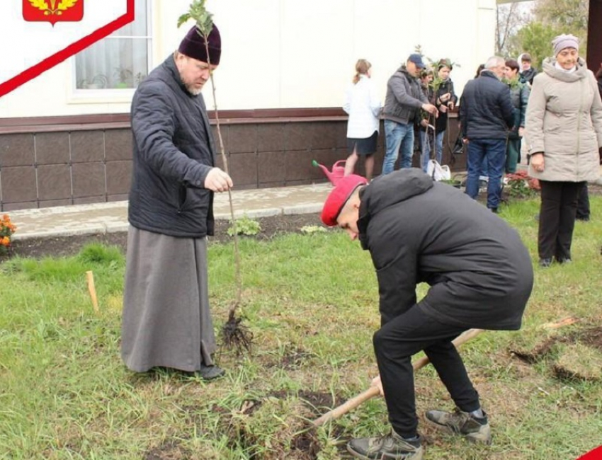 В Грибановском районе заложили аллею, посвященную воинам СВО