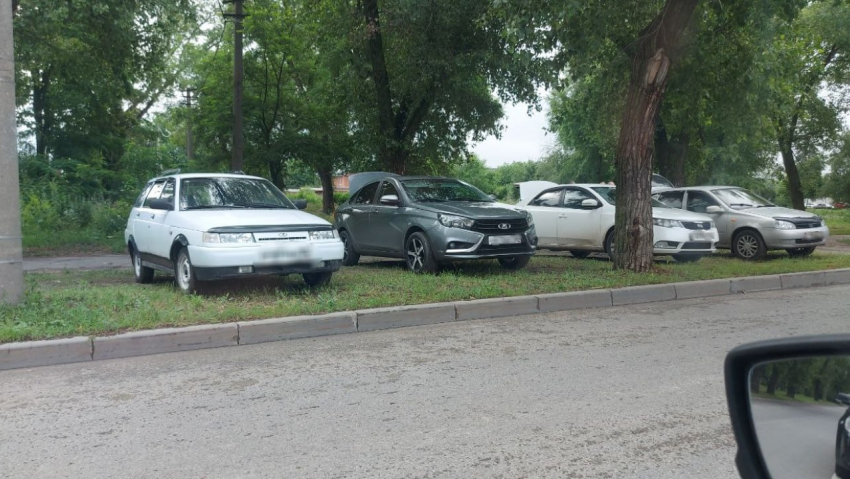 Автолюбителей Воронежской области предупреждают о штрафах за парковки   на газоне, детской или спортивной площадке