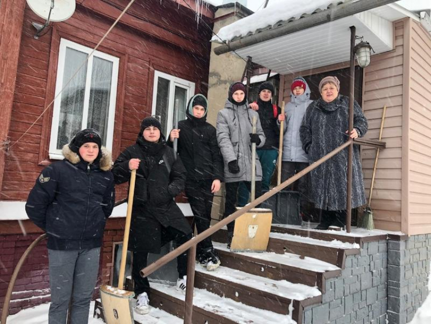 Акция «Снежный десант» завершается  в Борисоглебске