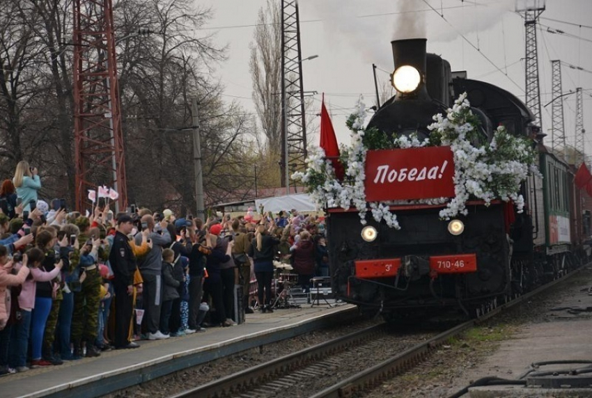 «Поезд Победы» посетил Поворино