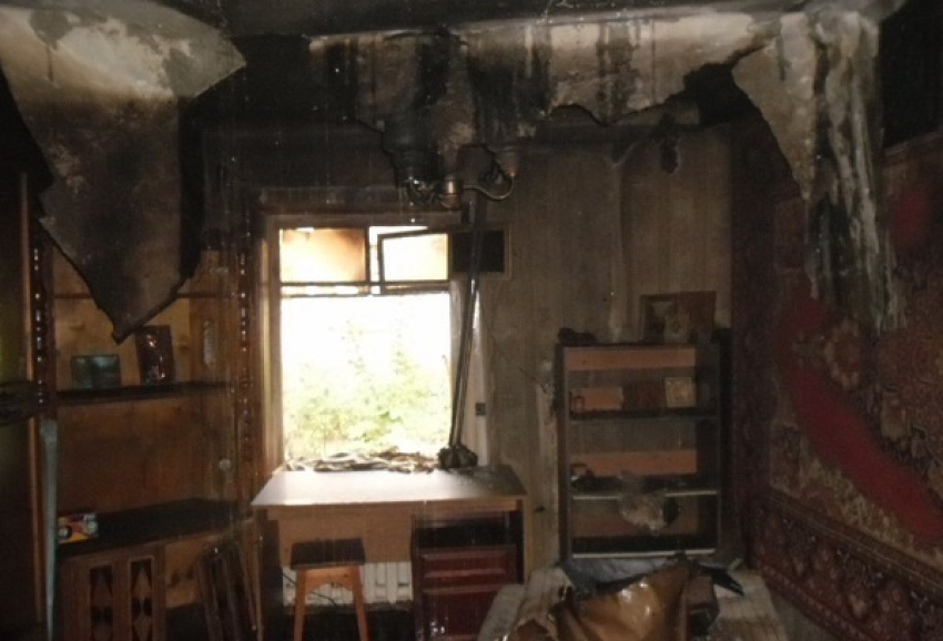 В Тёрновском районе в пожаре погиб пенсионер