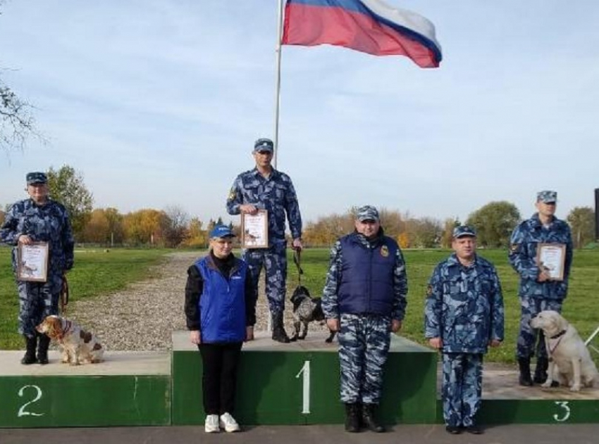 Кинолог из Борисоглебского СИЗО занял первое место на Чемпионате ФСИН 