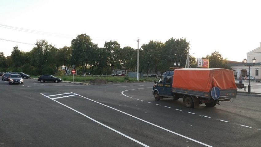 Борисоглебским автомобилистам: дорожная разметка нанесена – внимание на дороге!