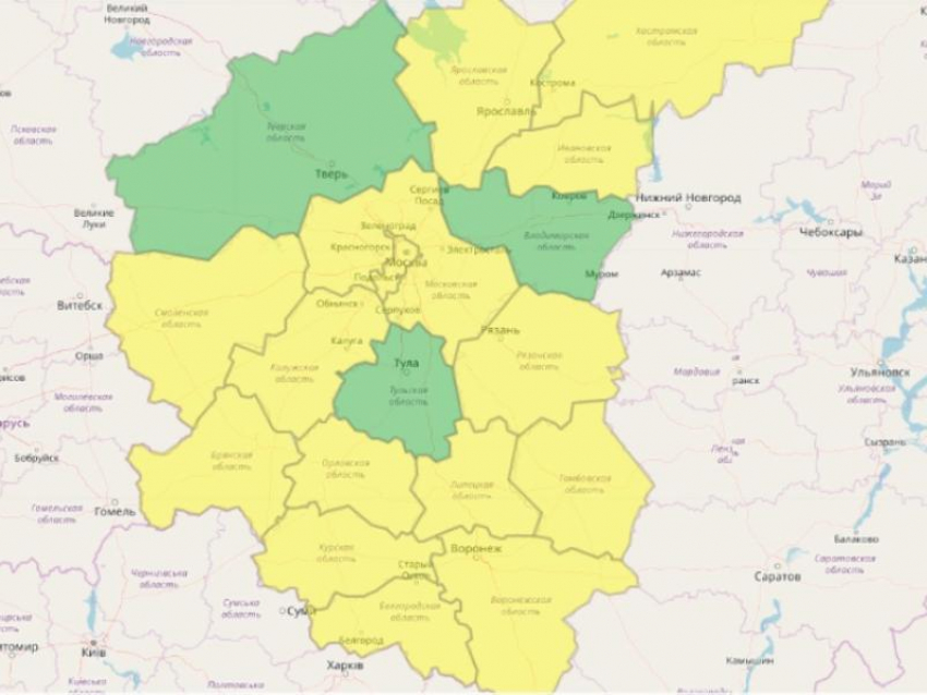 Об опасной погоде в Воронежской области предупредили автомобилистов и пешеходов 