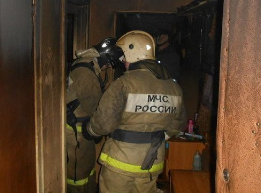 В Борисоглебске на улице 40 лет Октября вчера вечером сгорела квартира