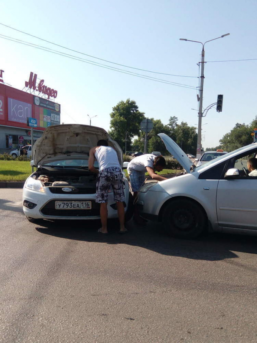 Авария в Борисоглебске. Фото нашего читателя.