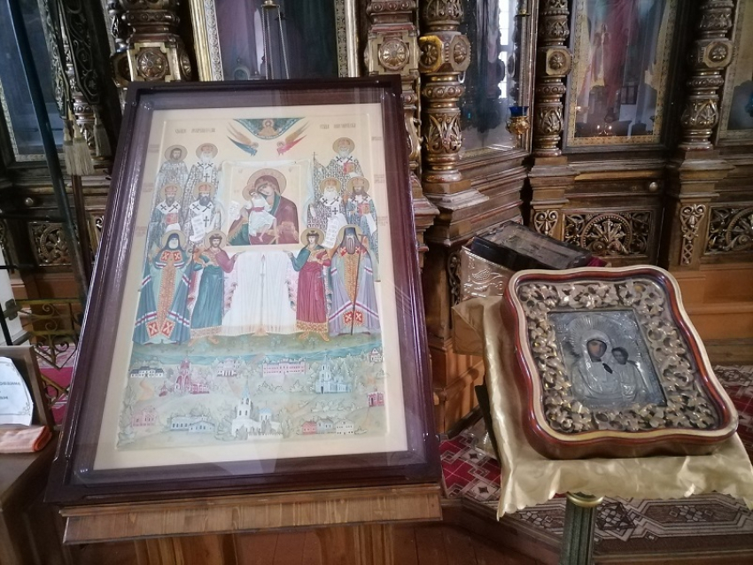 Икона Святых покровителей града Борисоглебска стала доступна для поклонения