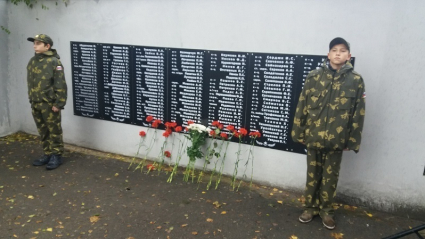 Стена памяти в Борисоглебске пополнилась новыми именами