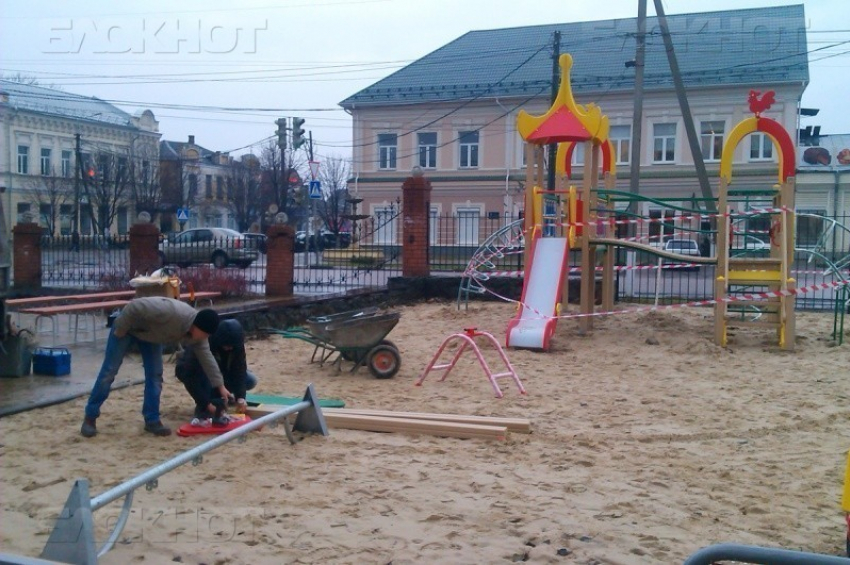 В Борисоглебске появятся новые игровые площадки для детей