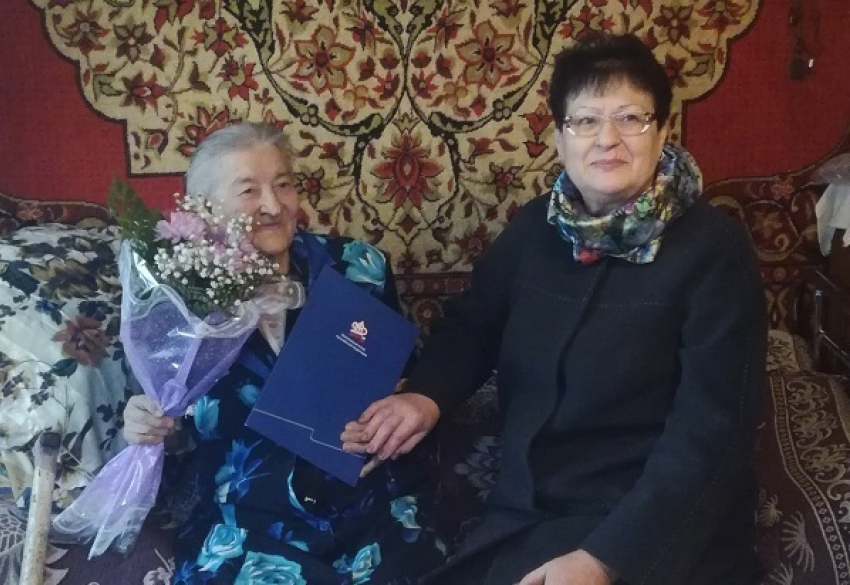 Борисоглебская долгожительница отметила свой 100-летний юбилей