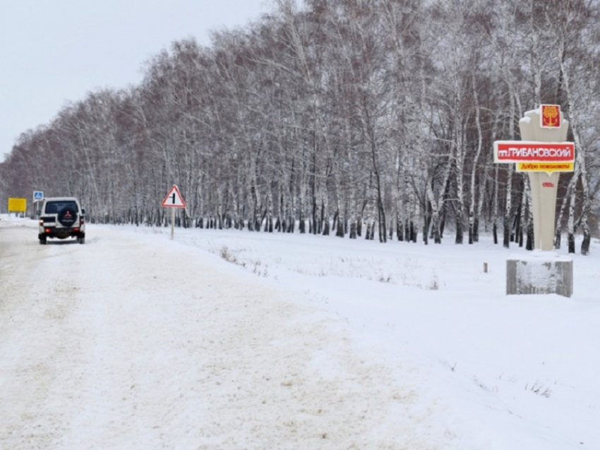 На въездах в посёлок Грибановский установили новые стелы