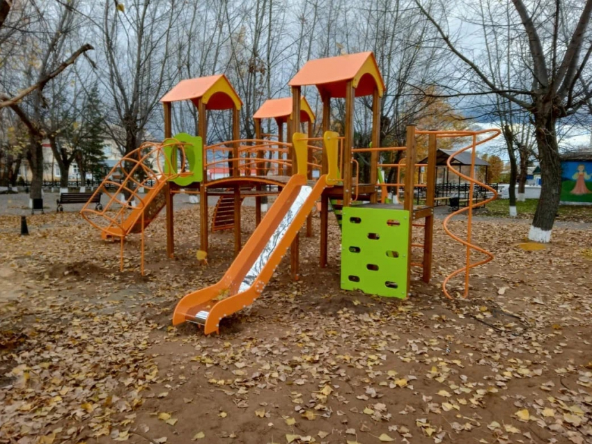 Сколько новых детских площадок  подарила  АНО «Образ будущего» детворе Воронежской области 