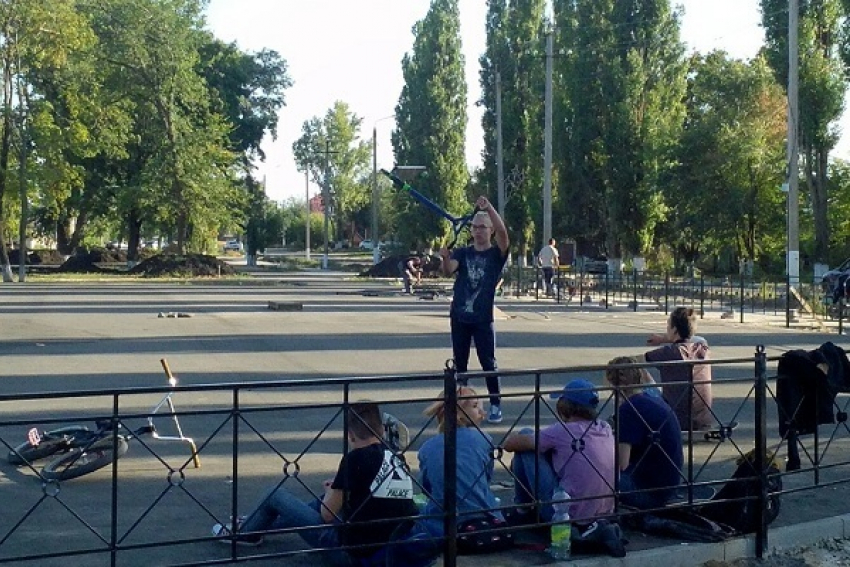 Борисоглебским экстремалам оборудуют велоплощадку в обновленном сквере