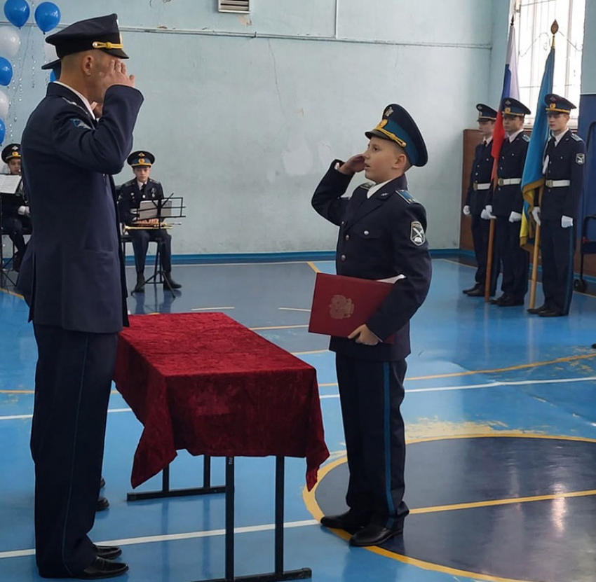 «Жизнь – Родине, честь – никому!»: борисоглебские кадеты приняли в свои ряды новобранцев