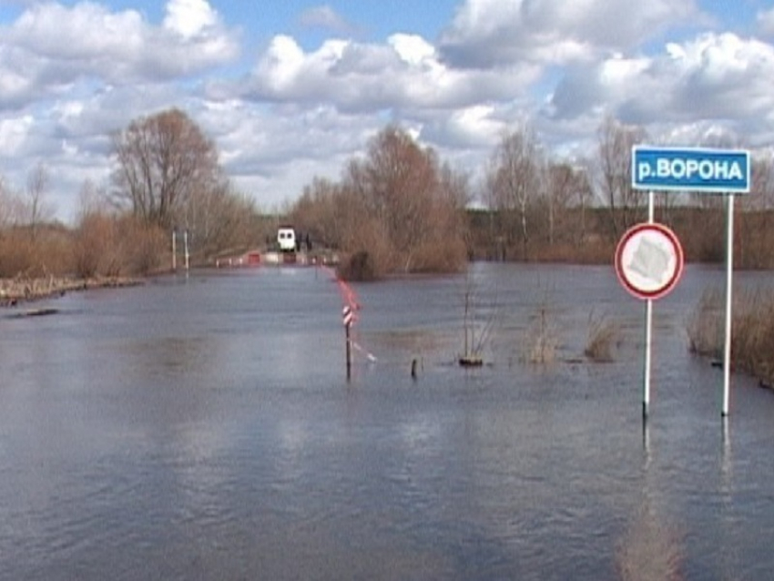 Впервые за 20 лет мост в посёлке Власовка Грибановского района не затопило