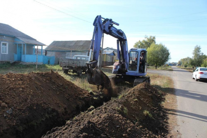 В Грибановке прокладывают долгожданные водопроводные сети